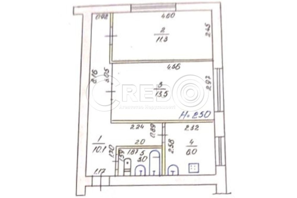 Продаж 2-х кімн. квартири, ПівдГЗК. Інгулецький р-н.