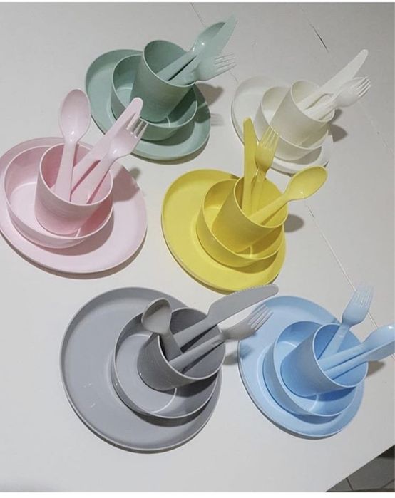 Детская пластиковая посуда в новых цветах . KALAS ІКЕА . В наличии .