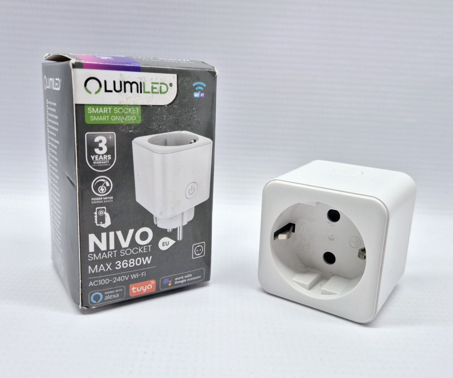 Gniazdko smart wifi LUMILED NIVO, Komis Jasło Czackiego