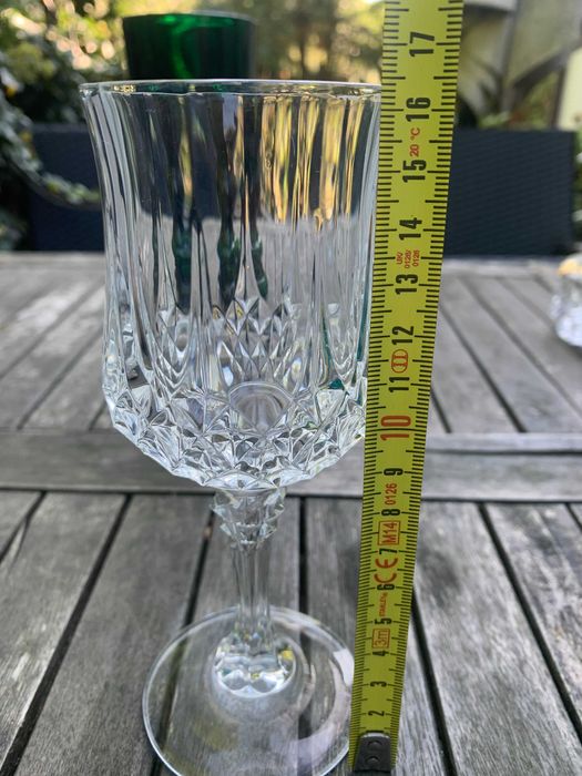 komplet 6 szt kryształowych kieliszków kryształ Cristal D'ARQUES Paris