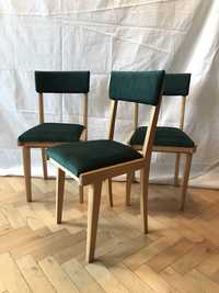 Komplet 3 krzeseł Vintage