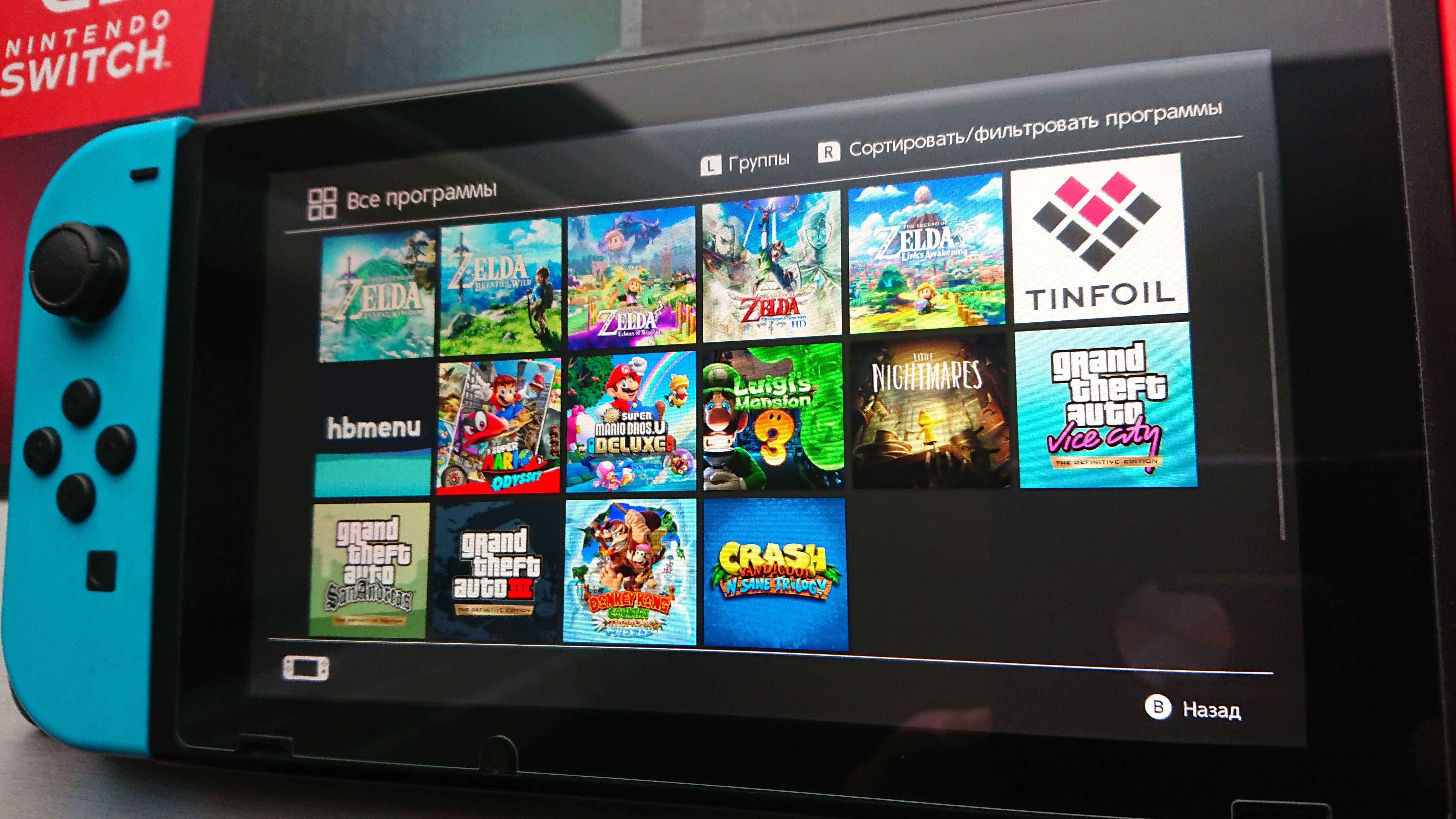 ‼️Nintendo Switch V1 +128GB все игры Бесплатно‼️ Как НОВЫЙ‼️ в Киеве