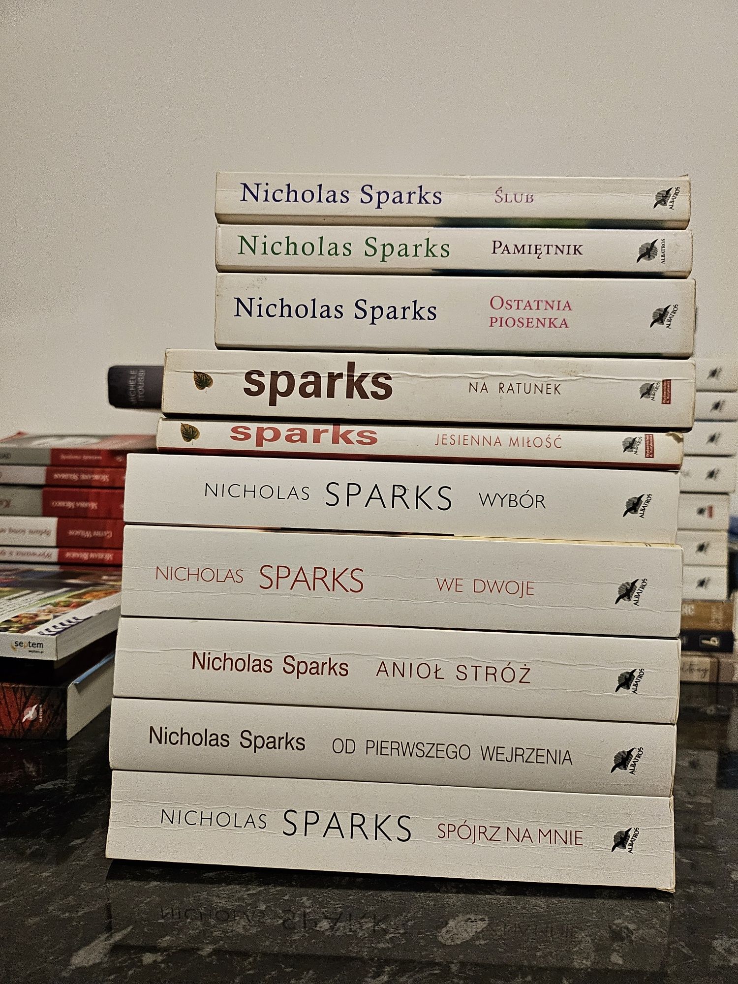 Zestaw książek Nicholas Sparks 10szt.