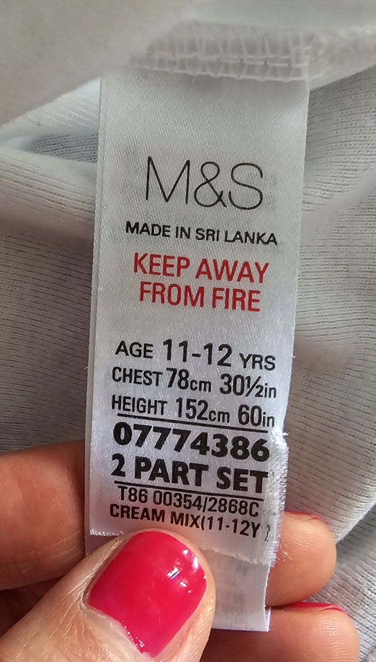 M&S-pidzama dla dziewczynki Me to You r.152cm