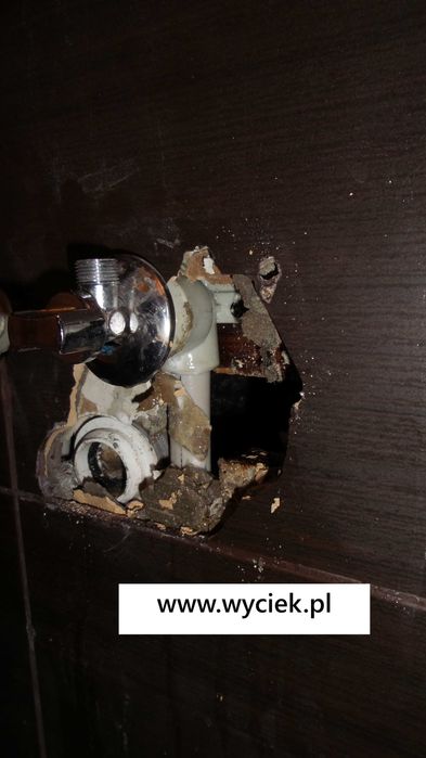 Żywiec. Wyciek wody + naprawa + osuszanie. Bezgotówkowo