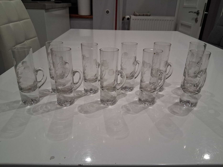 Kieliszki ,kryształy PRL