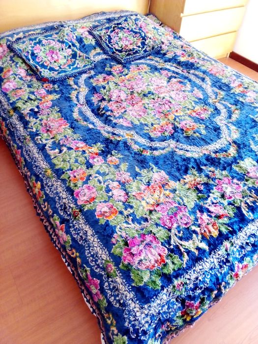 Colcha Vintage cama casal +  capas de almofadas
