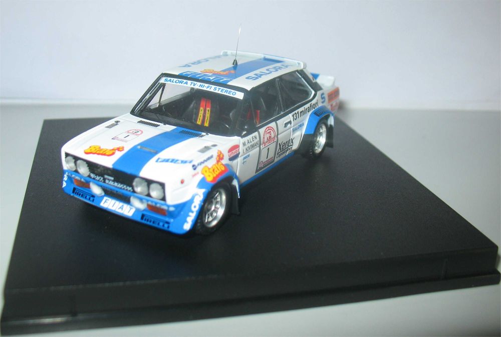 Troféu - Fiat 131 Abarth -Vencedor Rally 1000 Lagos 1980 - Markku Alen