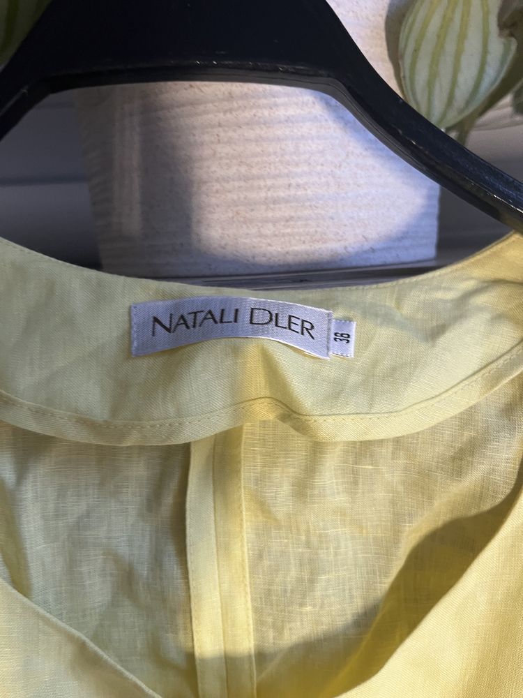 Lniany zakiet marynarka natali dler