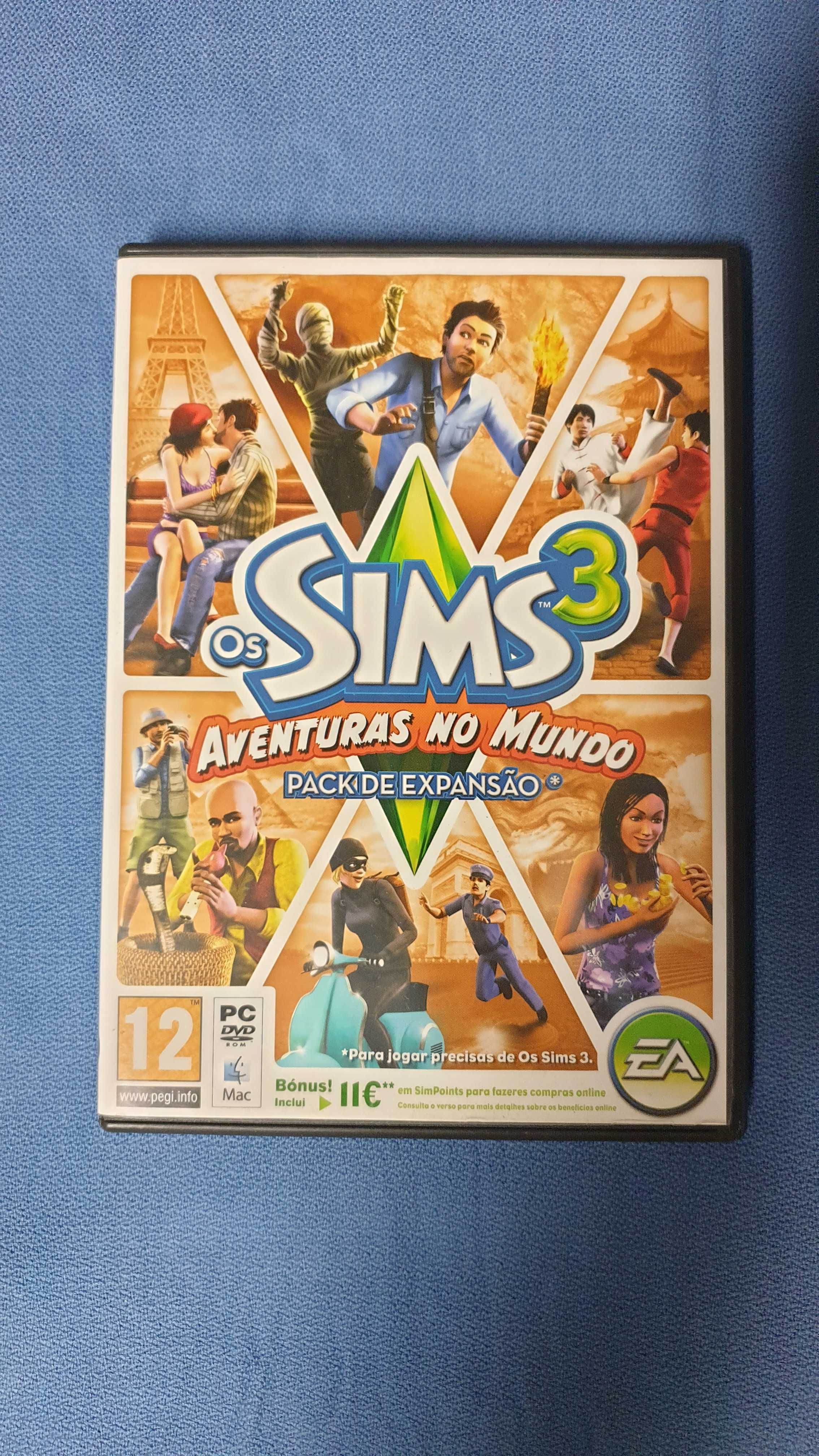 Jogo The Sims 3 - pack expansão aventuras no mundo - para PC