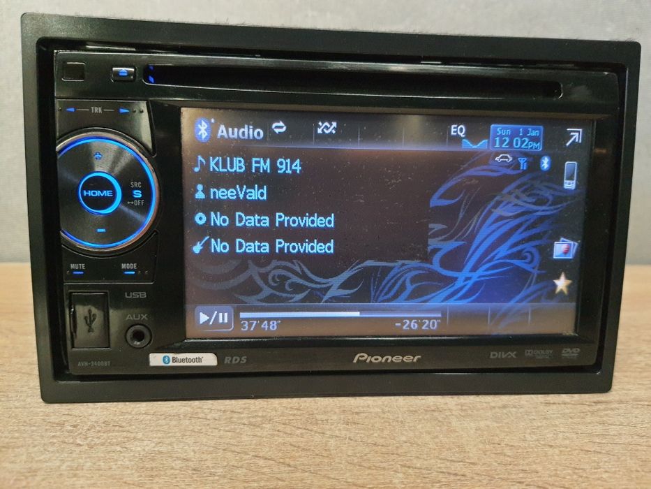 Radio samochodowe Pioneer AVH-2400BT Bluetooth, CD, USB AUX RCA Kolory