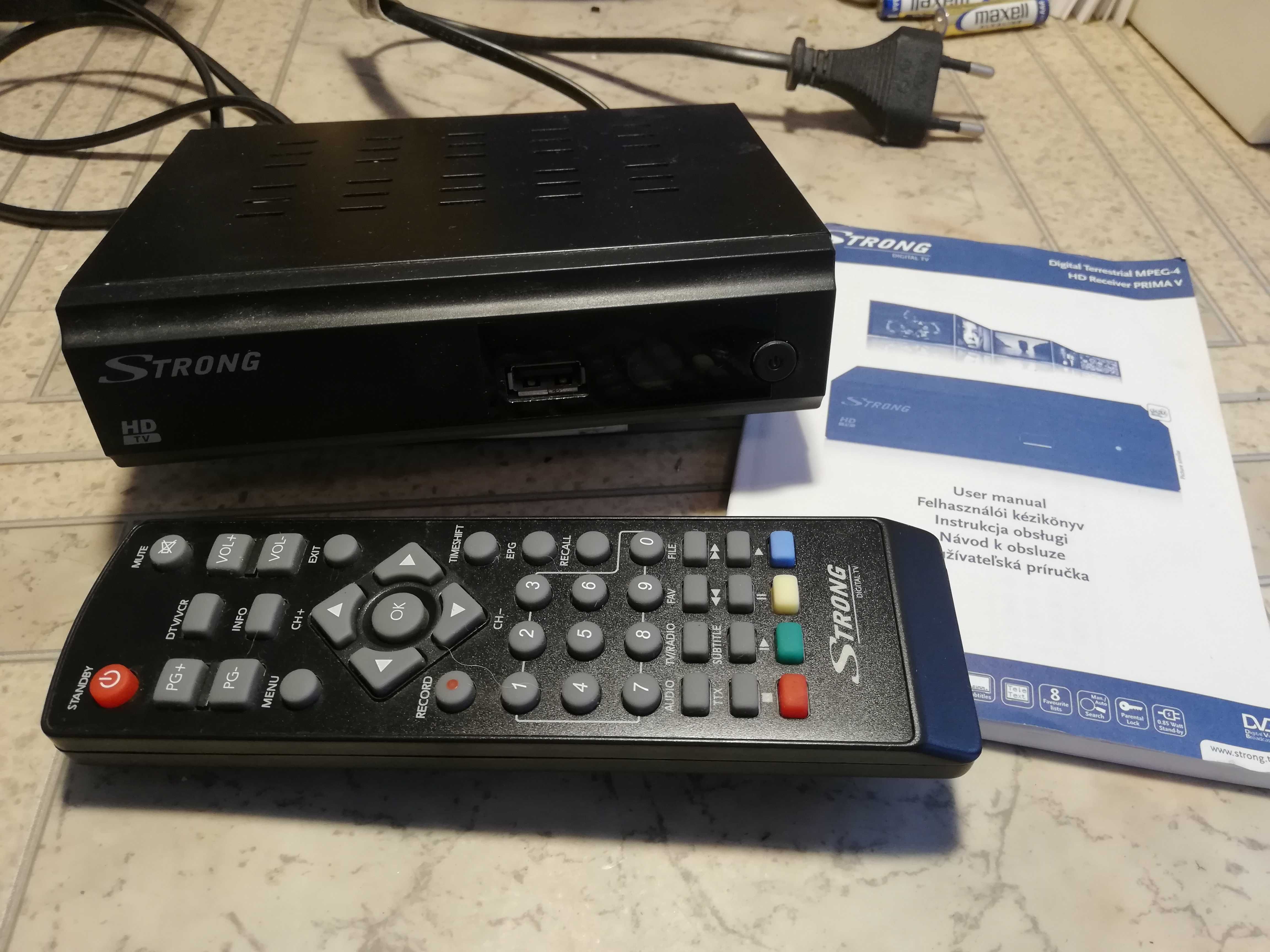 Tuner dekoder sygnału DVB - T - STRONG