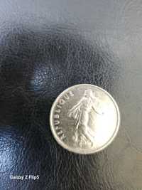 Moneta, Francja, 5 Francs, 1987