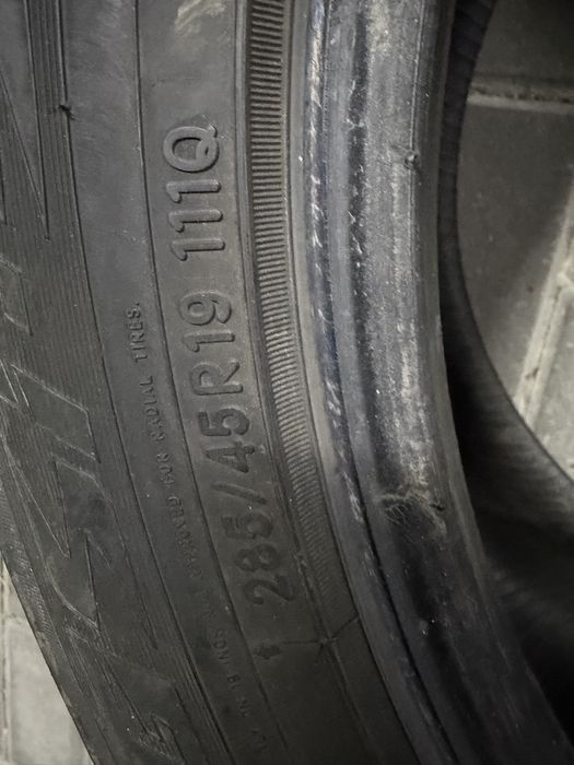 Шини різноширокі 285/45/19,255/50/19