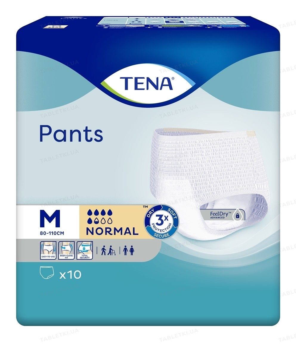 Підгузки для дорослих Tena Pants Medium трусики 10шт