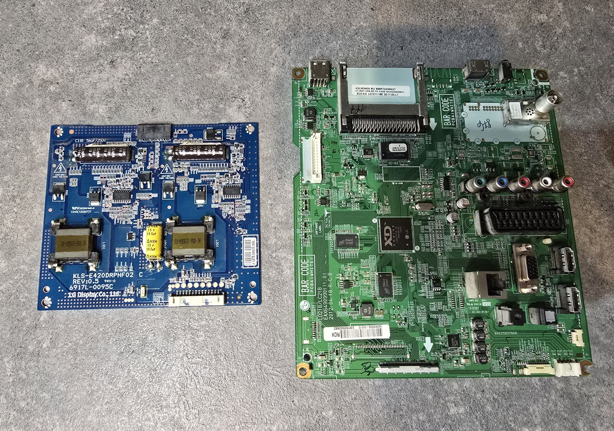Płyta główna + sterownik LED do telewizora LCD LG 42LM3400