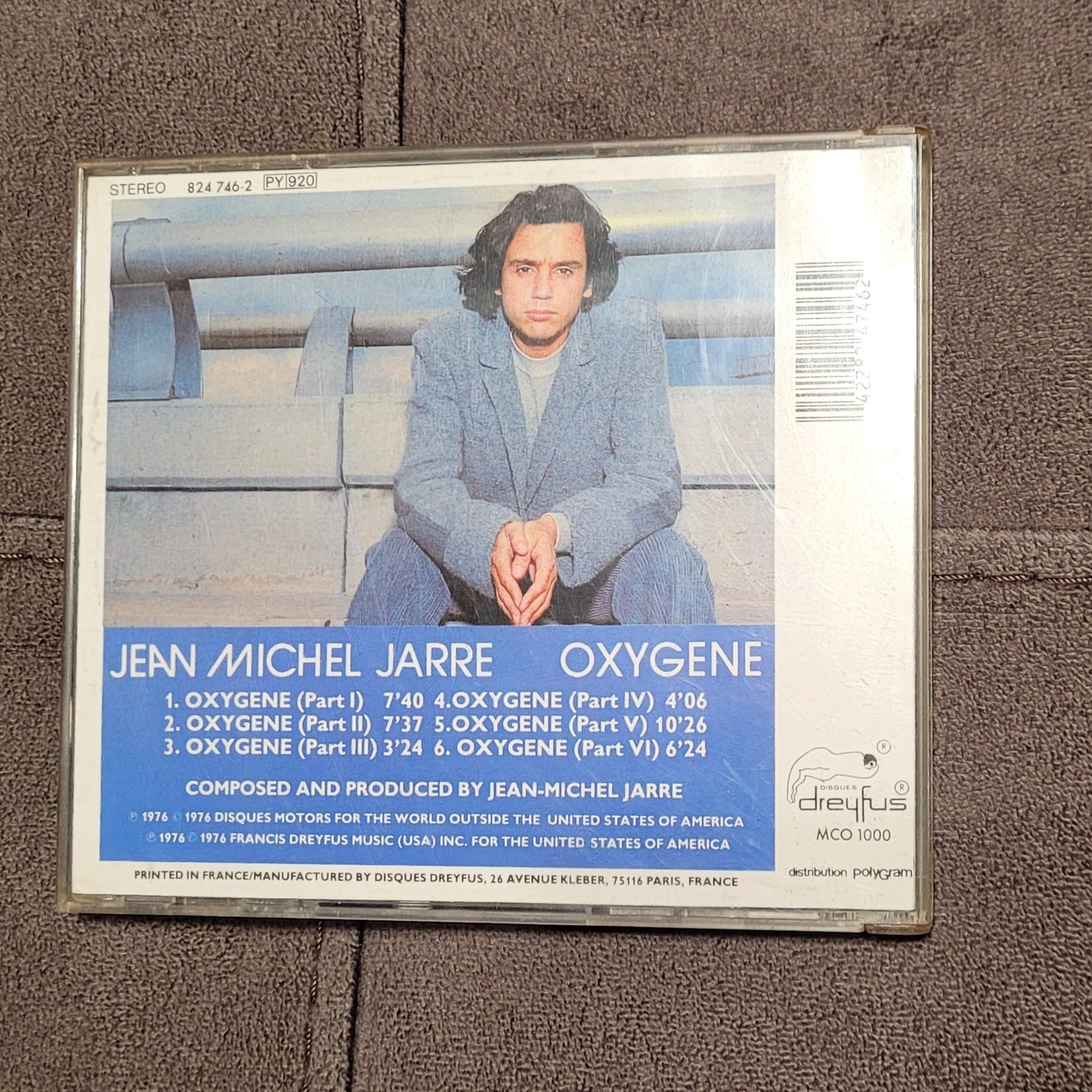 Jean-Michel Jarre płyta CD Oxygene