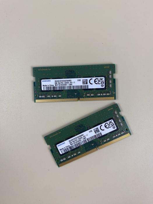 Memórias DDR4 Samsung 8GB 1Rx8 PC4-3200AA SODIMM