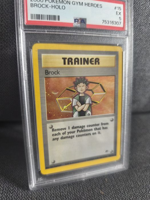 Brock PSA 5 Gym Heroes 15