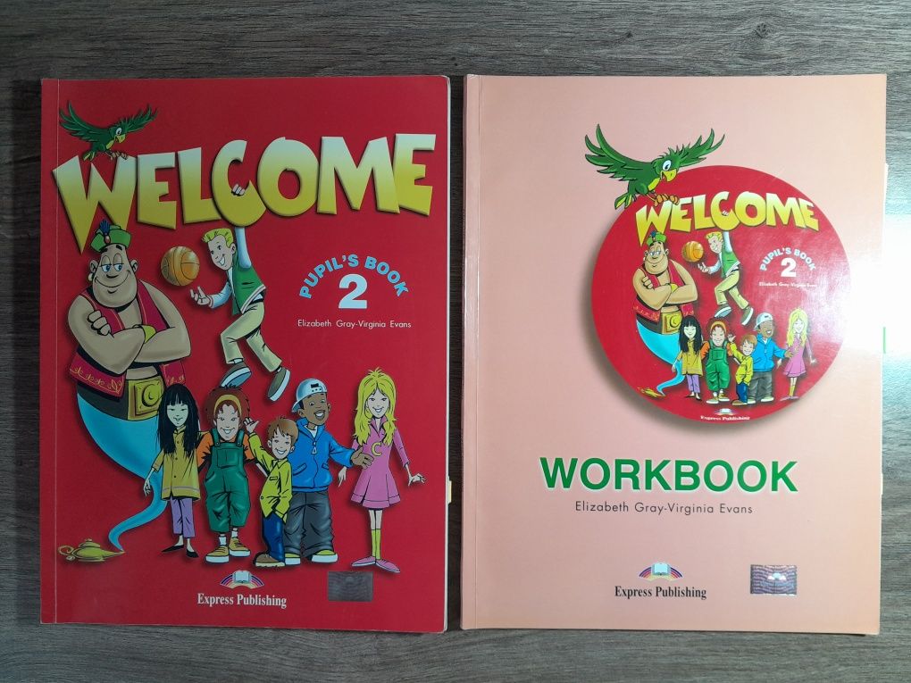 Книги с рабочими тетрадями Welcome