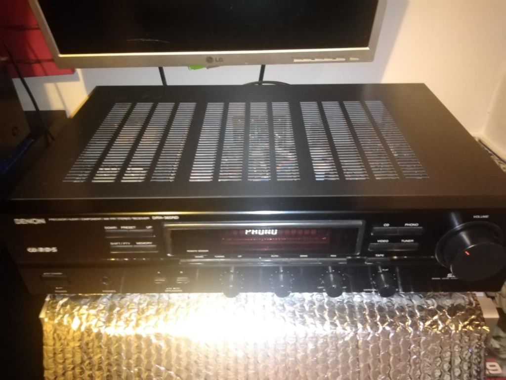 Amplificador Denon com rádio RDS, Mod Dra 365