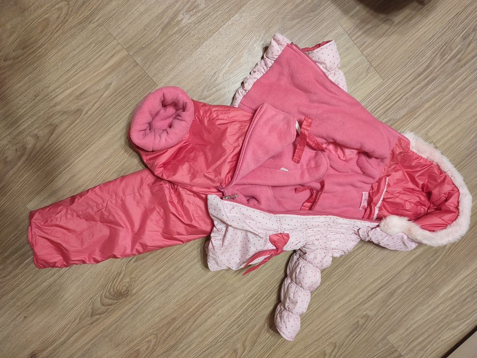 Стильний зимовий комбінезон для дівчинки