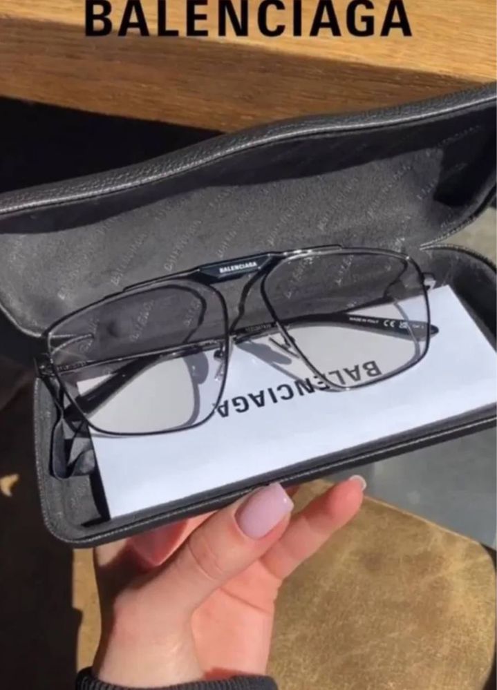 Limitowana oferta! Okulary Balenciaga BB0298SA-005!