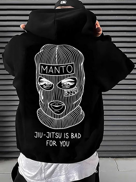 С М Л ХЛ » Худи MANTO Society » Биг Лого Принт » Кофта зипка МАНТО