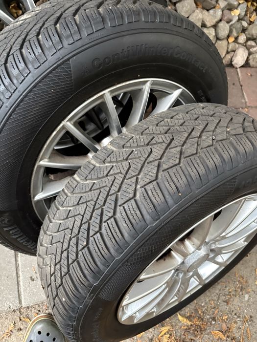 Komplet kół zimowych 15  Continental Alu 195/65R15 4x alu