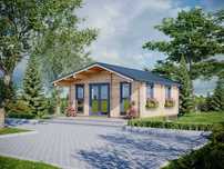 Drewniany domek letniskowy LEON 32 M2