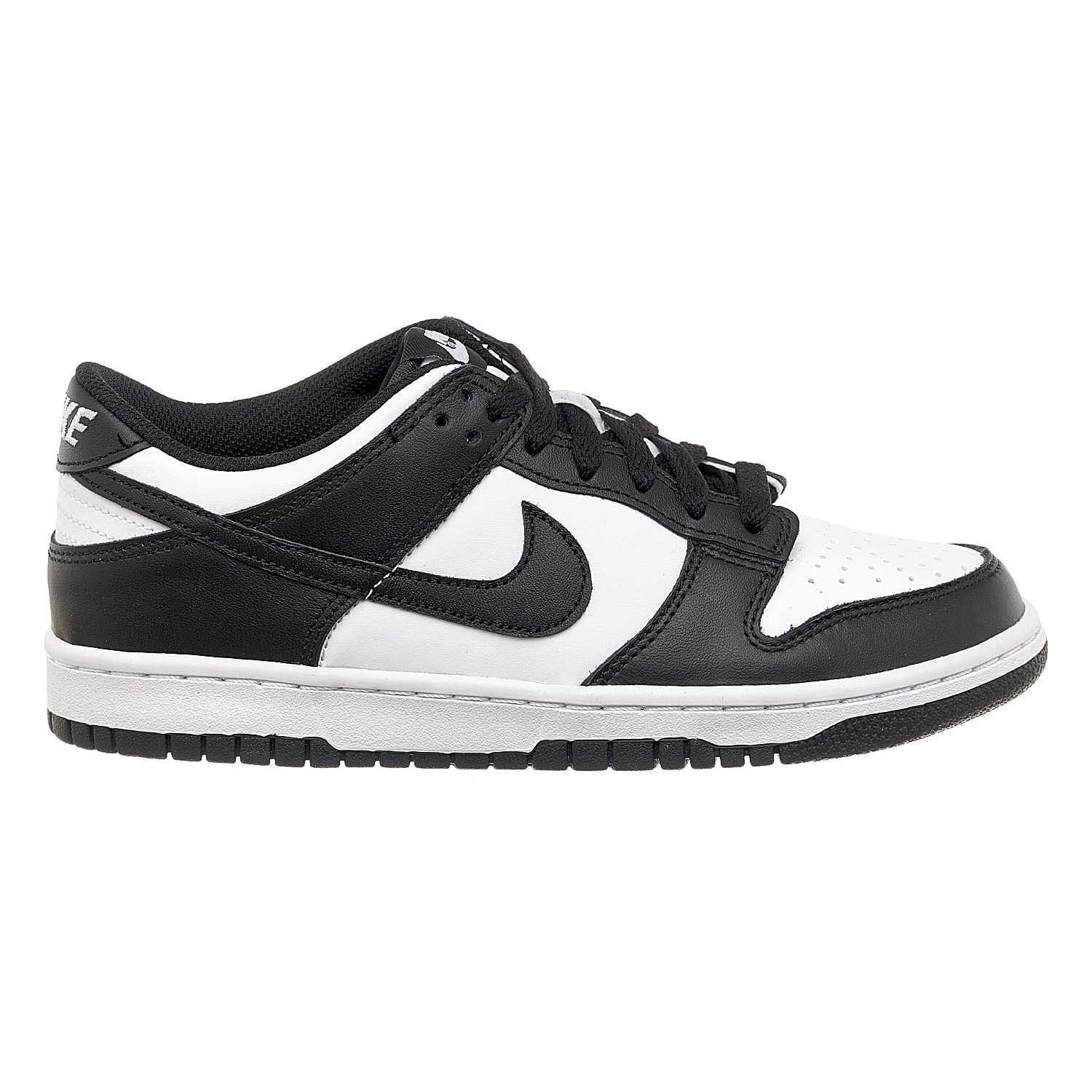 Кросівки жіночі Nike Dunk Low Retro White Black (Gs) (CW1590-100) ОРИГ