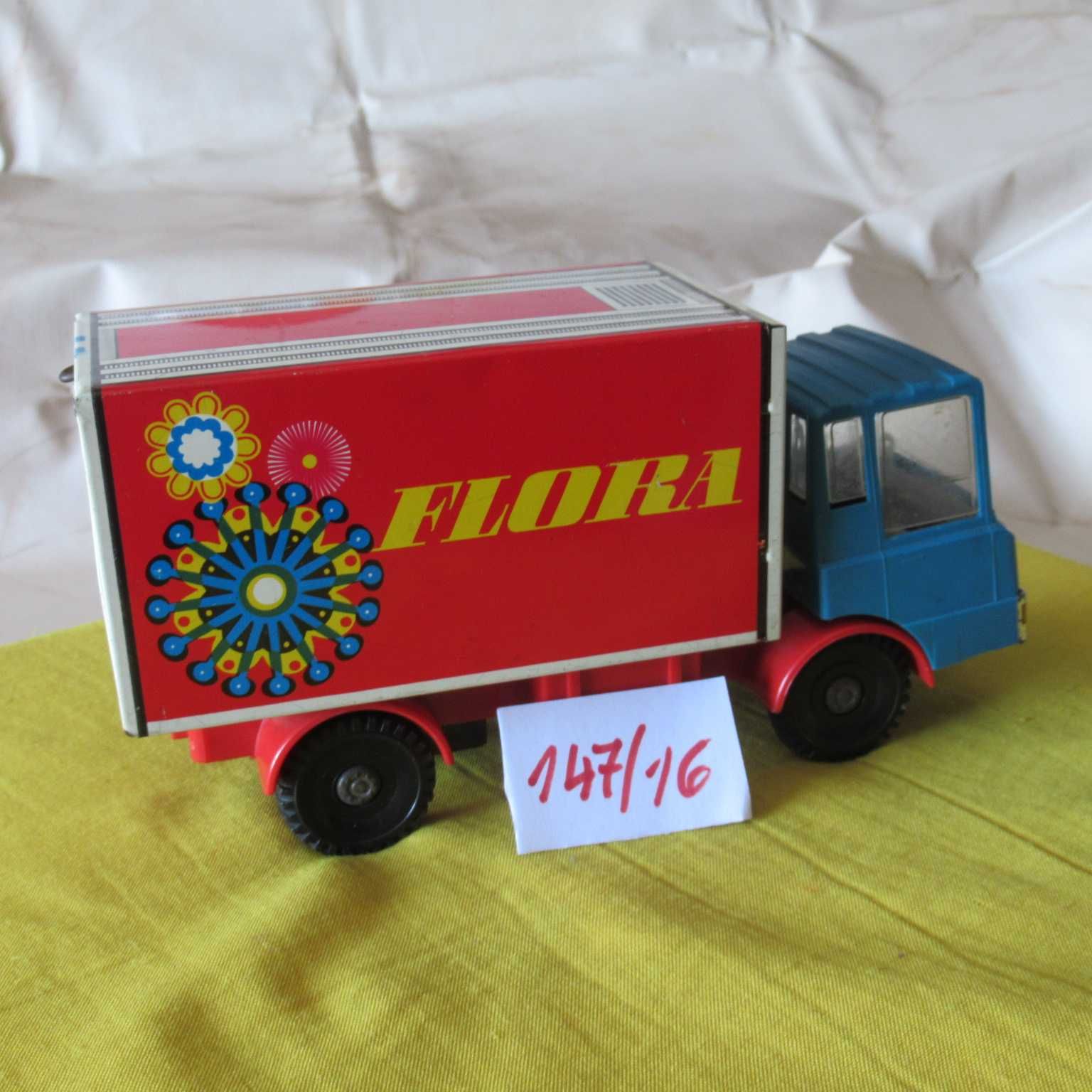 147/16) camioneta antiga em folha c/C22cm feita Alemanha Oriental