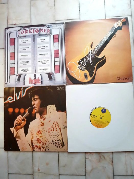 VINIL- Elvis, Dire Straits, Smokie The Who Foreigner  Genesis  Cult