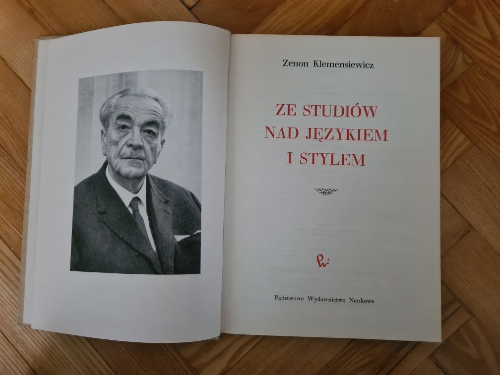 Ze studiów nad językiem i stylem - Zenon Klemensiewicz 1969