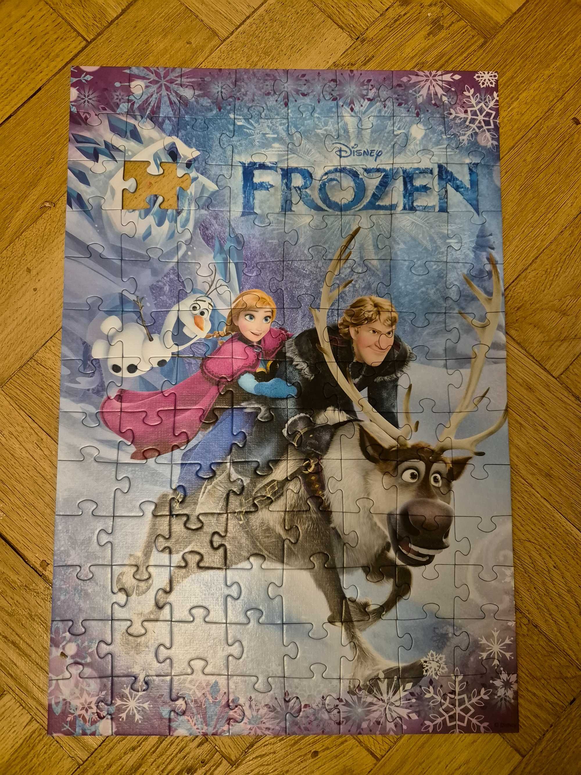 Puzzle dla dziewczynki 5 lat -7 kompletów