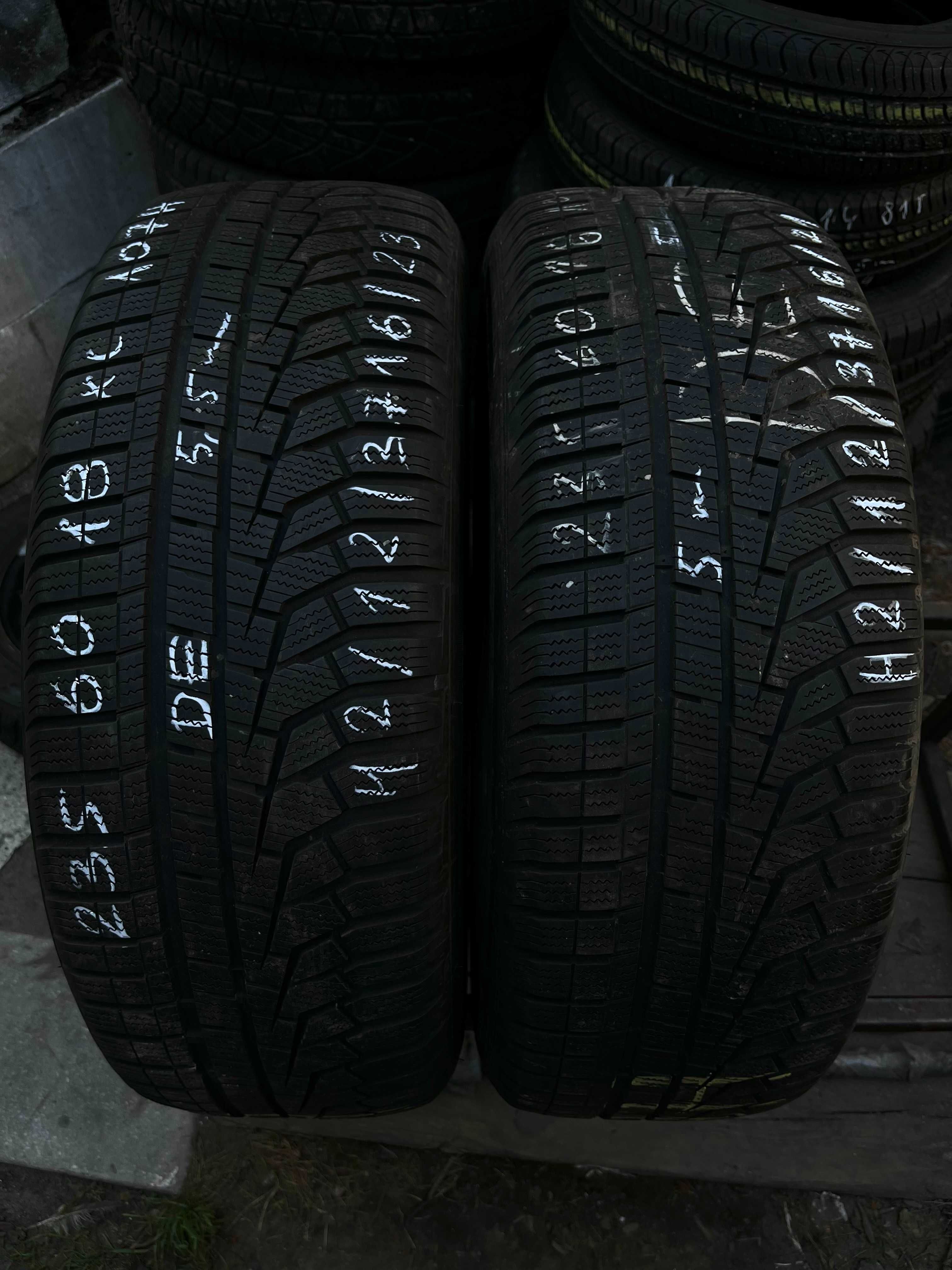 2 szt. opony używane zimowe 235/60r18 107H Hankook Winter I'Cept evo 2