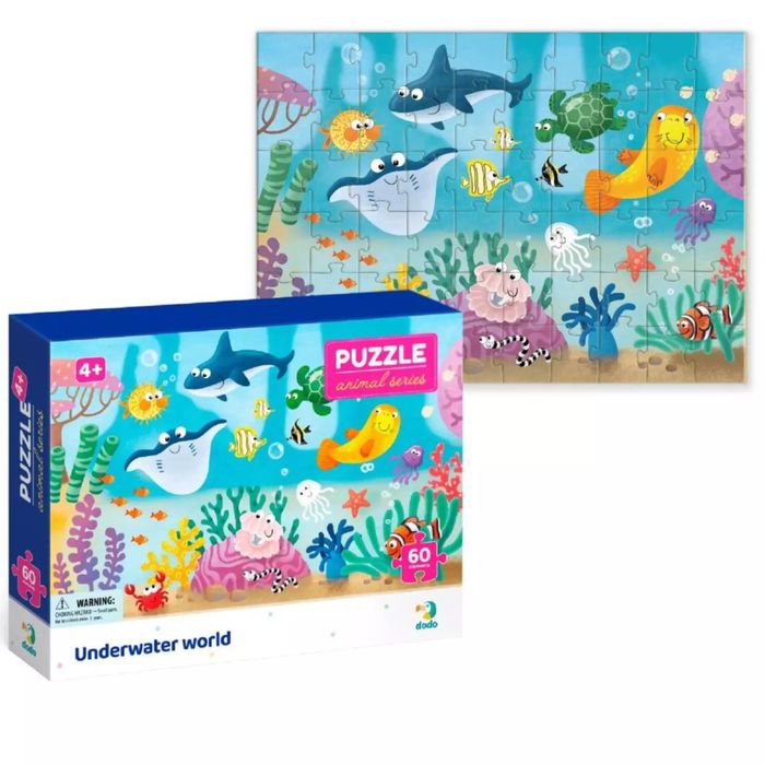 Puzzle 60 elementów. Podwodny świat. Dodo