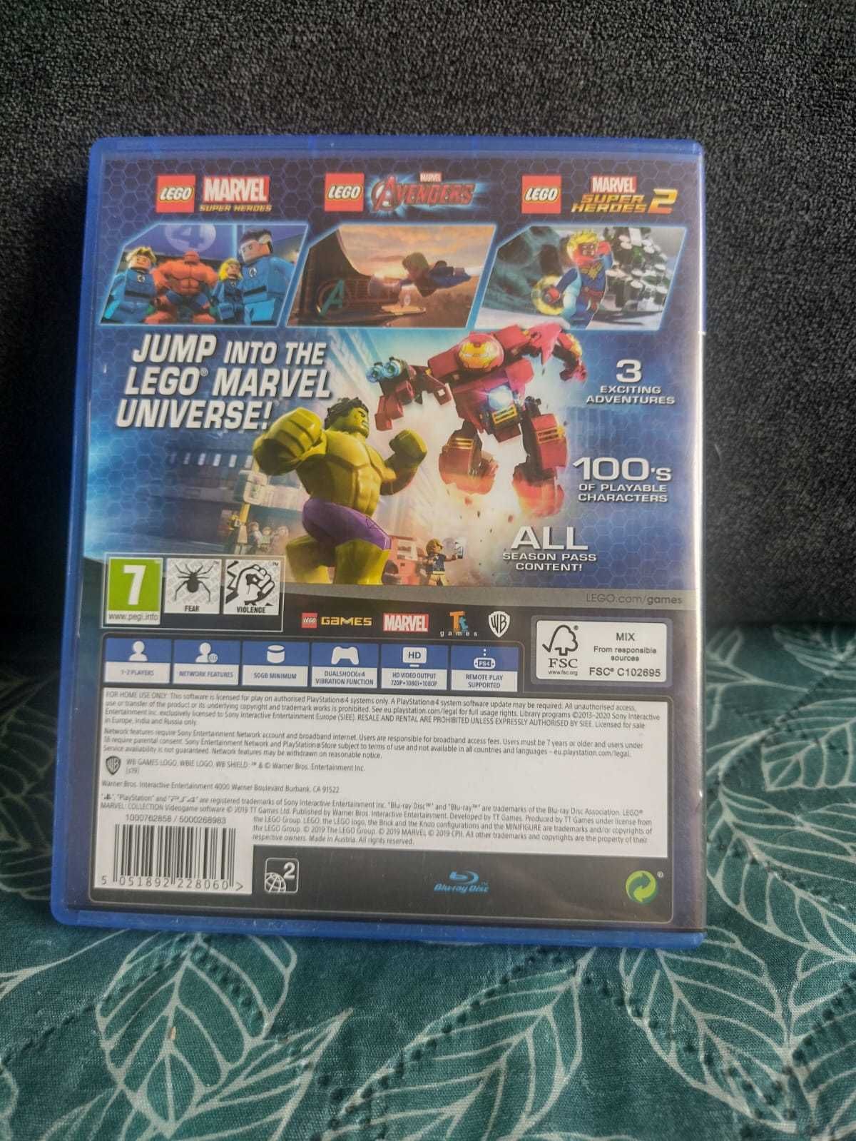 Lego marvel collection ps4 3 gry w 1