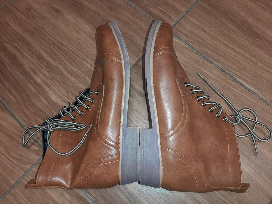 Високі ботінки екошкіра