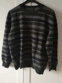 Pierre Cardin sweter w paski r. 56