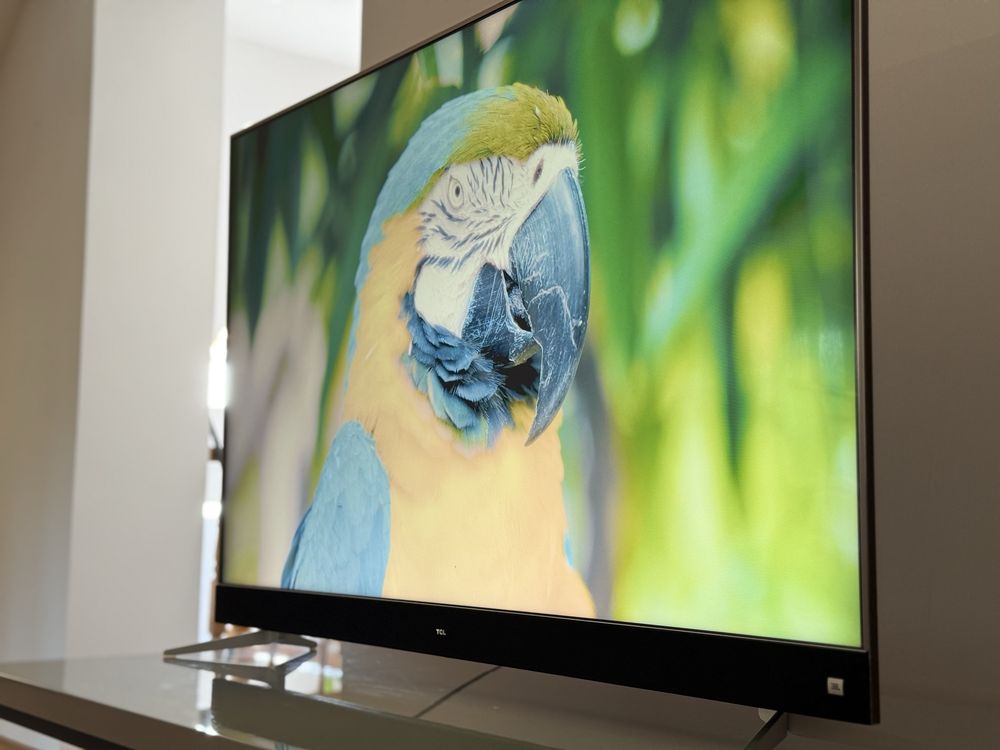 Telewizor tcl 55 cali/ smart tv/4k/ android/ cieniutki jak nowy