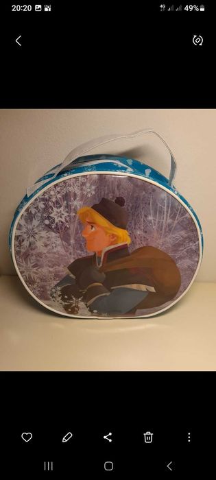 Bolsa Disney Frozen com fecho e pega