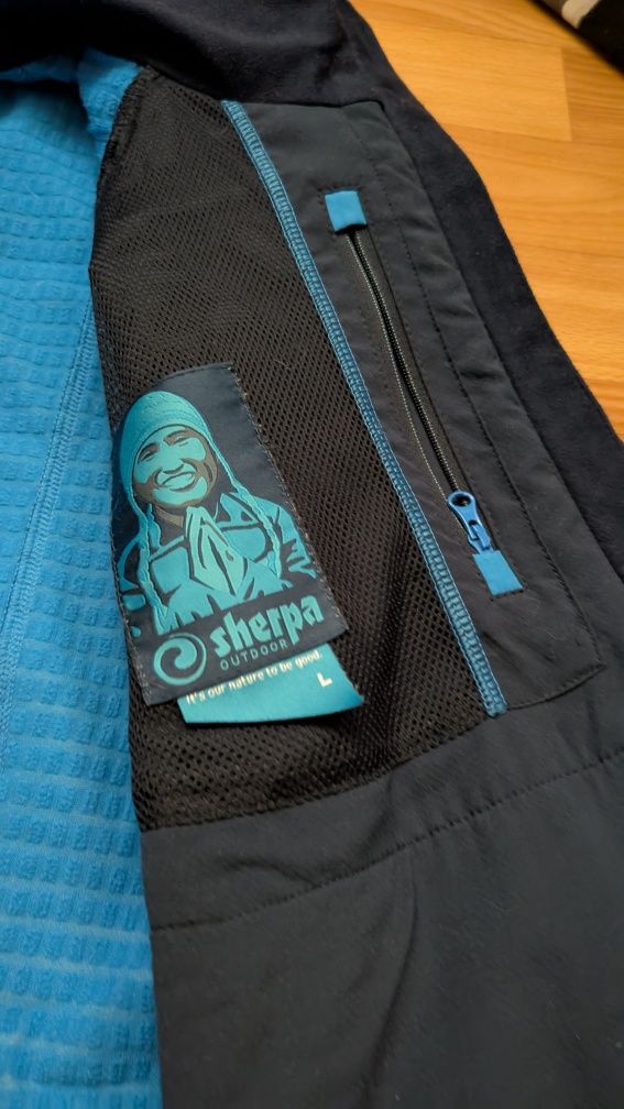 Трекінгова куртка,вітровка sherpa outdoor розмір л оригінал