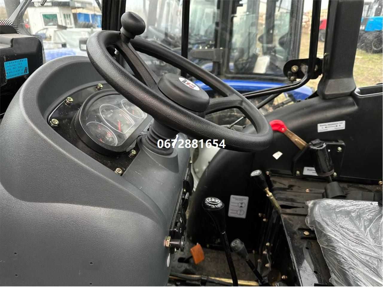 Міні-трактор з кабіною JINMA JMT404СN Джинма 2-дискове счеплення