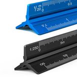Kit 2x Réguas para Engenharia e Arquitetura Joligaea