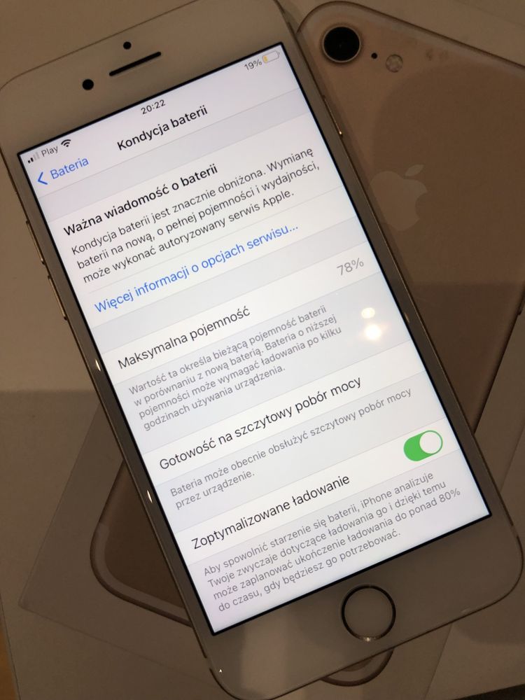 Iphone 7 - 32GB GOLD- zadbany jak nowy