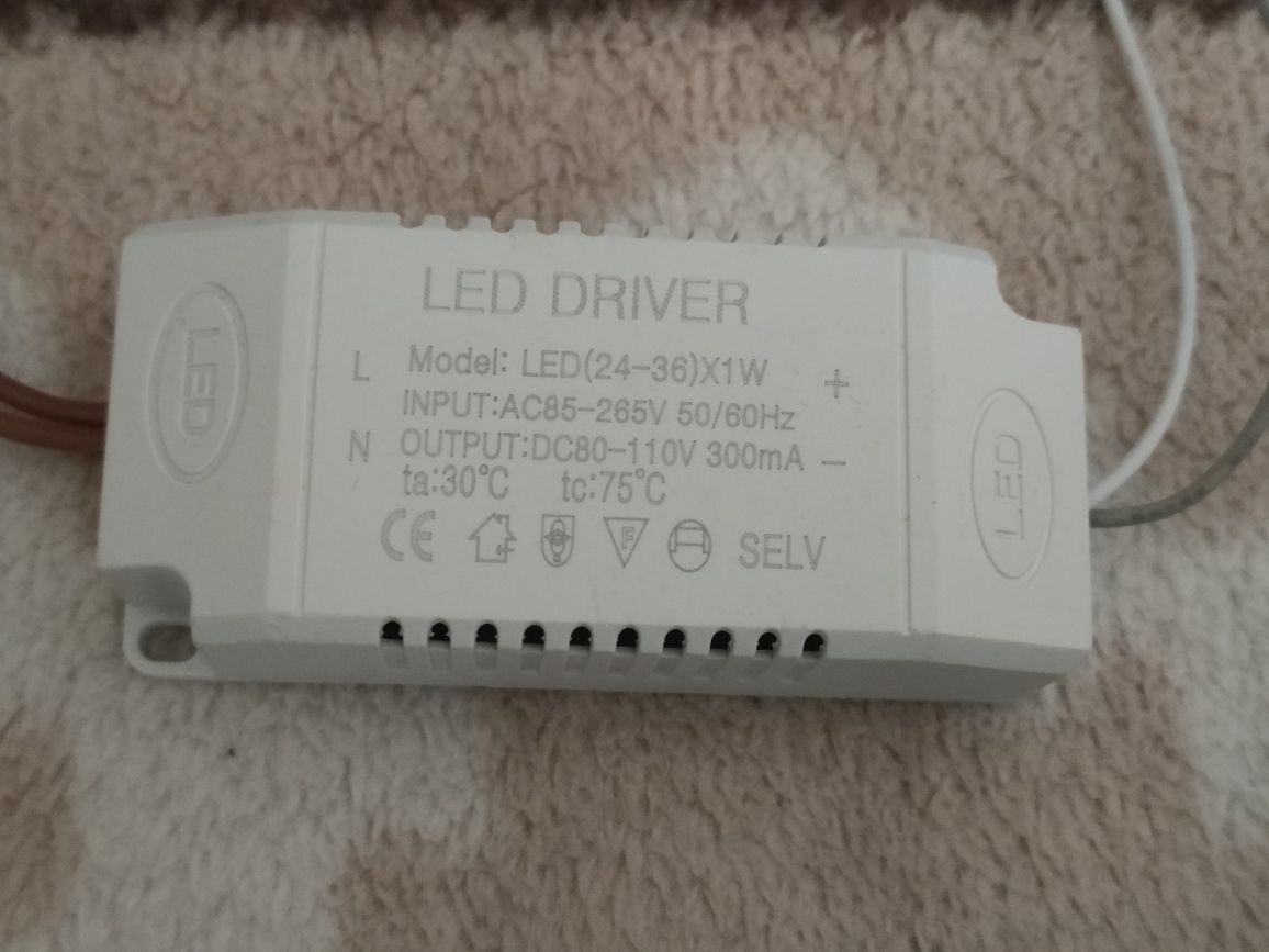 Zasilacz LED, transformator, LED DRIVER SELV