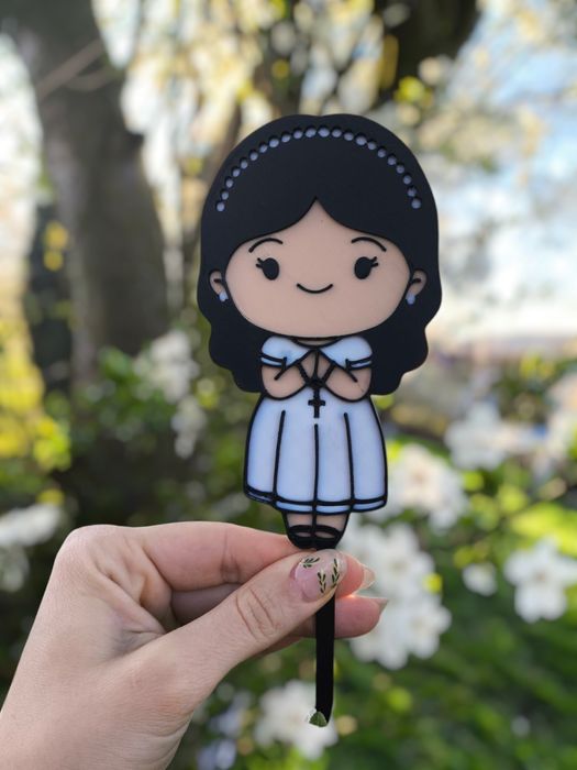 Topper komunijny dziewczynka dla dziewczynki Pierwsza Komunia Święta