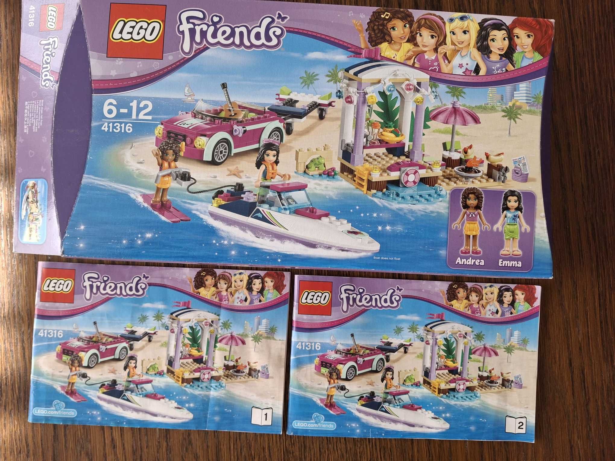 Lego Friends 41316 - Transporter motorówek Andrei - zestaw z pudełkiem