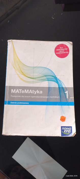 Matematyka 1- podręcznik
